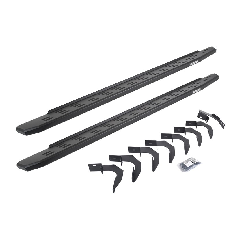 Go Rhino | 69623580PC - RB30 Running Boards with Mounting Bracket Kit - Textured Black - Colorado / Canyon 2.5L / 3.6L 2015 G...