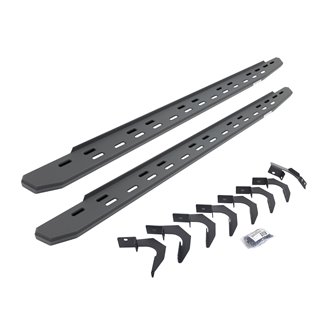 Go Rhino | 69623580SPC - RB30 Slim Line Running Boards with Mounting Bracket Kit - Textured Black - Colorado / Canyon 2.5L / ...