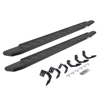 Go Rhino | 69629980T - RB30 Running Boards with Mounting Bracket Kit - Protective Bedliner Coating - Ram 1500 / Classic  2015-20