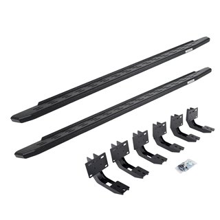 Go Rhino | 69630687T - RB30 Running Boards with Mounting Bracket Kit - Protective Bedliner Coating - Ram 1500 3.0L / 3.6L / 5...