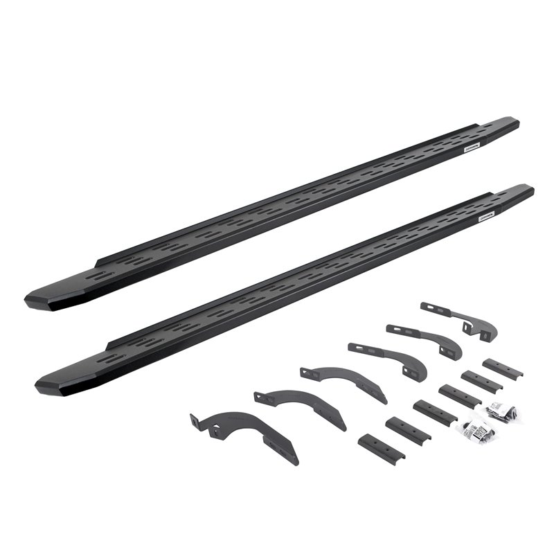Go Rhino | 69642987PC - RB30 Running Boards with Mounting Bracket Kit - Textured Black - Tacoma 2.7L / 4.0L 2005 Go Rhino Ste...