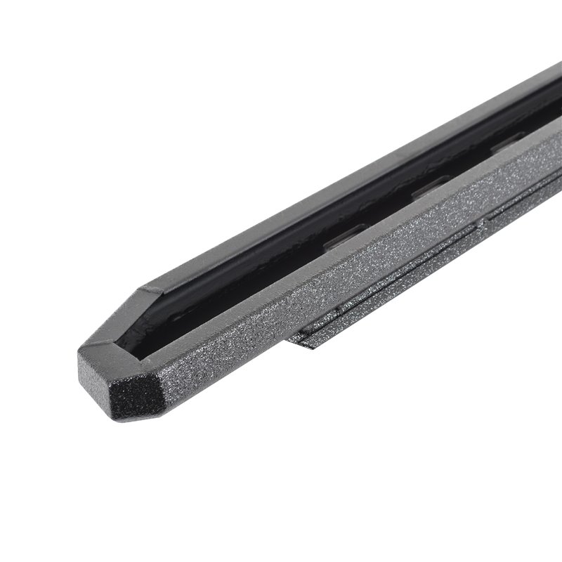 Go Rhino | 69650568ST - RB30 Slim Line Running Boards with Mounting Bracket Kit - Protective Bedliner Coating - Wrangler (JK) 3.
