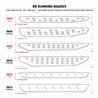 Go Rhino | 69650568ST - RB30 Slim Line Running Boards with Mounting Bracket Kit - Protective Bedliner Coating - Wrangler (JK) 3.
