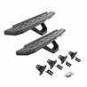 Go Rhino | 6969274810PC - RB30 Running Boards with Mounting Brackets & 2 Pairs of Drops Steps Kit - Textured Black - Wrangler (J