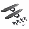 Go Rhino | 6969274810T - RB30 Running Boards with Mounting Brackets & 1 Pair of Drops Steps Kit - Protective Bedliner Coating - 