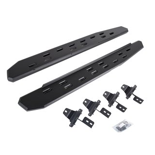 Go Rhino | 69692748SPC - RB30 Slim Line Running Boards with Mounting Bracket Kit - Textured Black - Wrangler (JL) 2.0T / 3.6L...