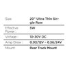 Go Rhino | 50002014CBS - Flash Series Lights - 20" Single Multi Function LED Light Bar -  Black