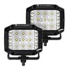 Go Rhino | 50300323FCS - Bright Series Lights - Pair of 4x3 Sideline Cube LED Flood Light Kit - Black Go Rhino Accessory Ligh...
