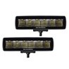 Go Rhino | 50300621FBS - Blackout Series Lights - Pair of Sixline LED Flood Light Kit - Black Go Rhino Accessory Lighting