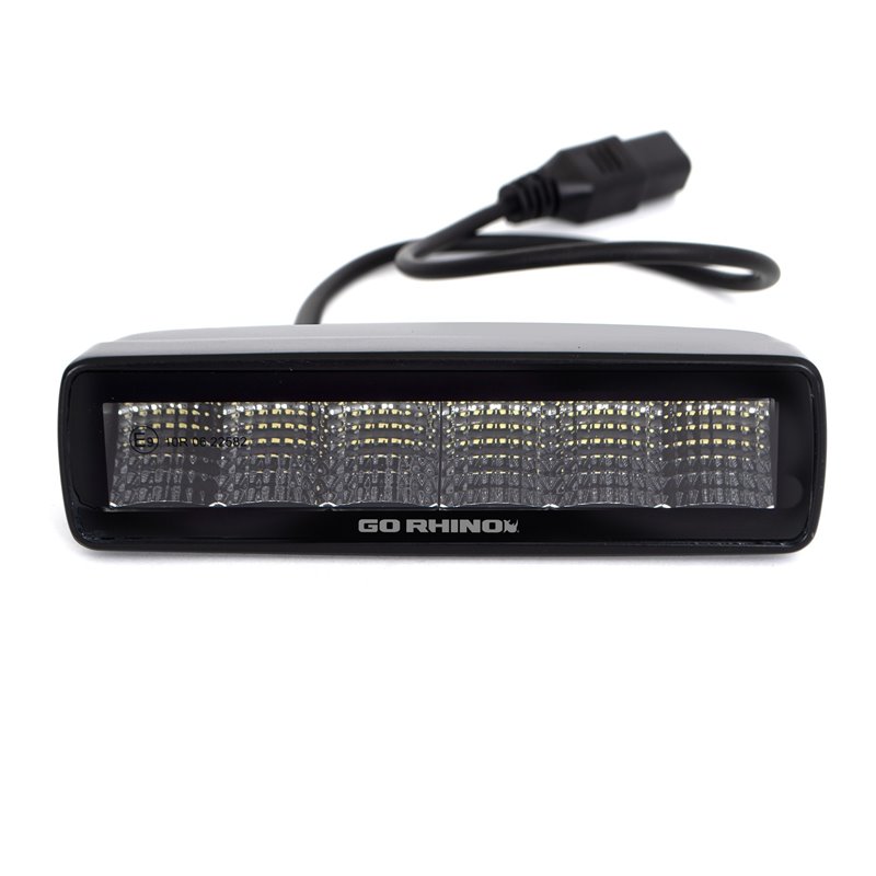 Go Rhino | 50300621FBS - Blackout Series Lights - Pair of Sixline LED Flood Light Kit - Black Go Rhino Accessory Lighting
