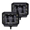 Go Rhino | 50700321SCS - Blackout Series Lights - Pair of 4x3 Cube LED Sideline Spot Light Kit - Black Go Rhino Accessory Lig...
