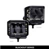 Go Rhino | 50700321SCS - Blackout Series Lights - Pair of 4x3 Cube LED Sideline Spot Light Kit - Black Go Rhino Accessory Lig...