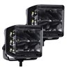 Go Rhino | 50700321SCS - Blackout Series Lights - Pair of 4x3 Cube LED Sideline Spot Light Kit - Black Go Rhino Accessory Lig...
