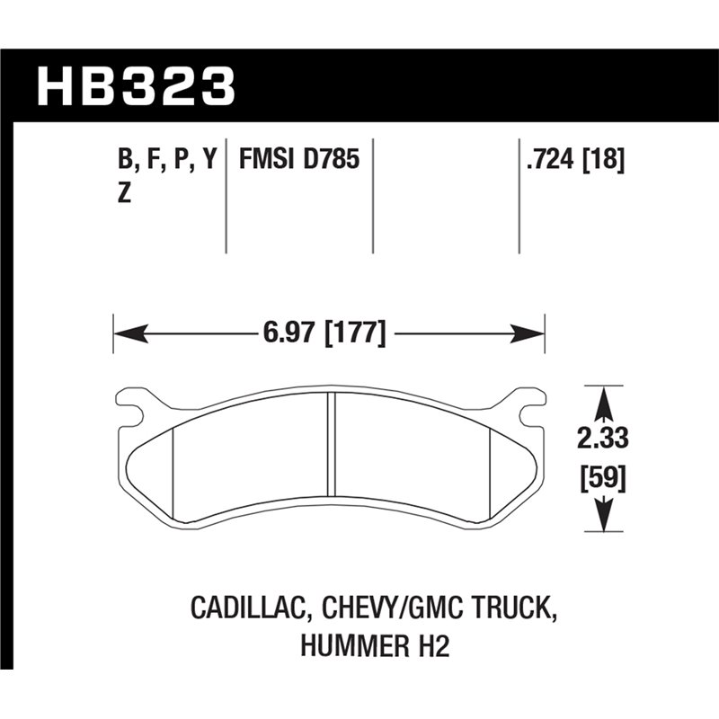 Hawk Performance | LTS Disc Brake Pad - Chevrolet / GMC / Hummer 2005-2013