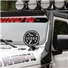 Go Rhino | 51080711CRS - Blackout Series Lights - 7" Maxline LED  Hi/Low Beam W/Multi Daytime Running Light -  Black