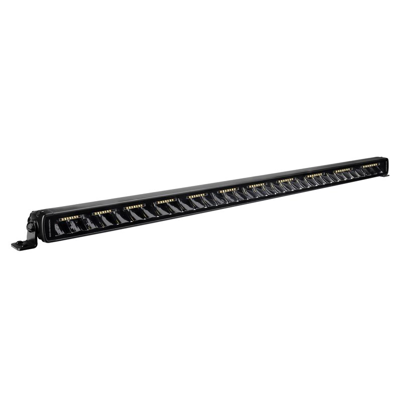 Go Rhino | 51653212CSS - Blackout Combo Series Lights - 31.5" Single Row LED Light Bar With Amber Lighting -  Black