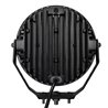 Go Rhino | 51700911SRS - Blackout Series Lights -9" Round Single LED Spot Light Kit W/Daytime Running Lights -  Black