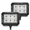Go Rhino | 53003023FBS - Bright Series Lights - Pair of 4x3 Rectangle LED Flood Light Kit - Black Go Rhino Accessory Lighting