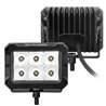 Go Rhino | 53003023SBS - Bright Series Lights - Pair of 4x3 Rectangle LED Spot Light Kit - Black Go Rhino Accessory Lighting