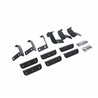 Go Rhino | D14439T - Dominator Xtreme D1 SideSteps - Complete Kit: SideStep + Brackets - Textured Black - Sequoia 3.5T 2023