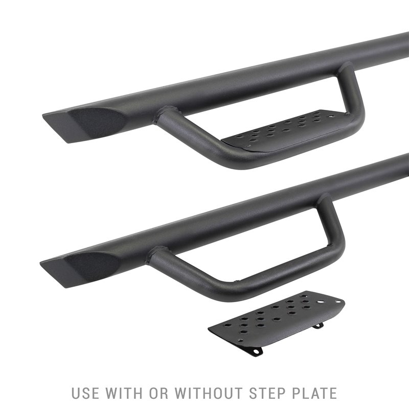 Go Rhino | D20052T - Dominator Xtreme D2 SideSteps - BOARDS ONLY - Textured Black - Wrangler (JK) / Wrangler (JL) 2007-2018 G...