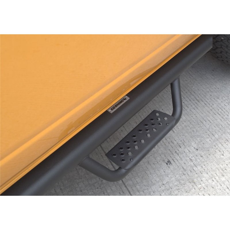 Go Rhino | D224131T - Domintator Extreme D2 Side Steps With Mounting Brackets - Textured Black - Bronco 2.3T / 2.7T 2021 Go R...
