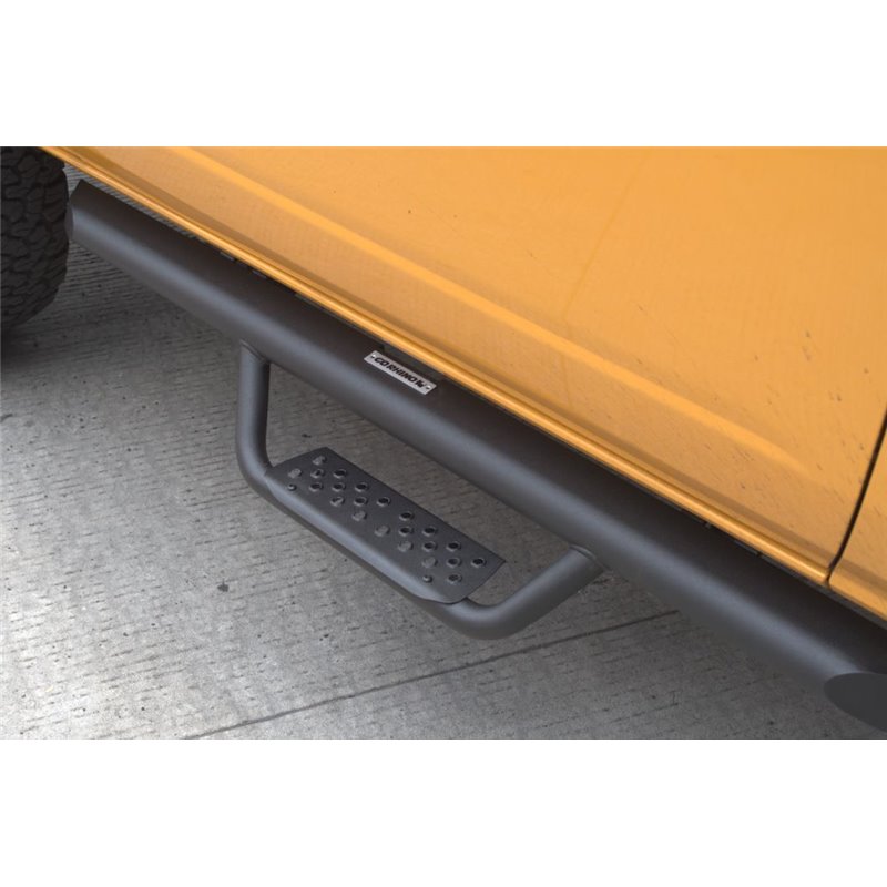 Go Rhino | D224131T - Domintator Extreme D2 Side Steps With Mounting Brackets - Textured Black - Bronco 2.3T / 2.7T 2021 Go R...