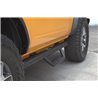 Go Rhino | D224131T - Domintator Extreme D2 Side Steps With Mounting Brackets - Textured Black - Bronco 2.3T / 2.7T 2021 Go R...