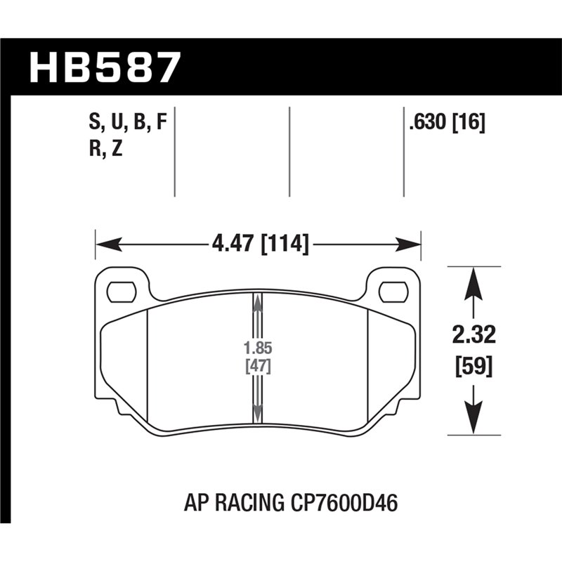 Hawk Performance | HPS 5.0 Disc Brake Pad - Golf GTI 1.8T 1.8T 2005-2005