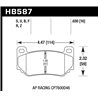 Hawk Performance | HPS 5.0 Disc Brake Pad - Golf GTI 1.8T 1.8T 2005-2005