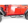 Go Rhino | D224506T - Domintator Extreme D2 Side Steps With Mounting Brackets - Textured Black - Wrangler (JL) 2.0T / 3.6L 2018