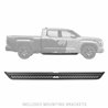 Go Rhino | DSS4439T - Dominator Xtreme DSS SideSteps - Complete Kit: SideStep + Brackets - Textured Black - Sequoia 3.5T 2023