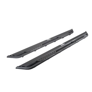 Go Rhino | DT4415T - Dominator Xtreme DT Side Steps with Mounting Bracket Kit - Textured Black - Tundra 4.0L / 4.7L / 5.7L 2007
