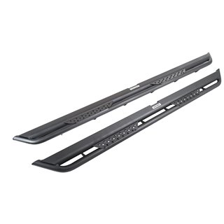 Go Rhino | DT4439T - Dominator Xtreme DT Side Steps with Mounting Bracket Kit - Textured Black - Sequoia 3.5T 2023