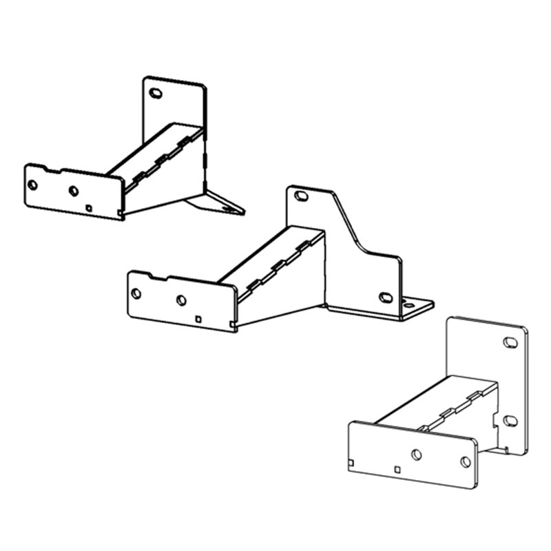 Go Rhino | FSD4425TK - Dominator Extreme Frame Slider - MOUNTING BRACKETS ONLY - Textured Black - 4Runner 4.0L 2014-2023 Go R...