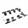 Go Rhino | D64516T - Dominator Xtreme D6 SideSteps With Mounting Bracket Kit - Textured Black - Gladiator 3.6L 2020