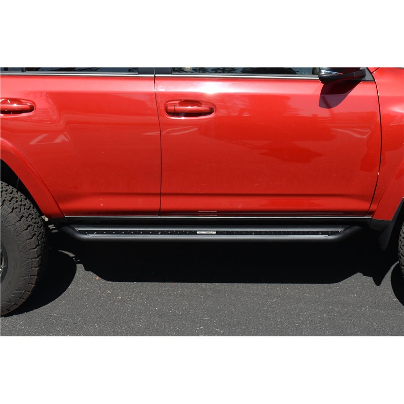 Go Rhino | FSDSS4425T - Dominator Xtreme DSS SideSteps With Frame Mounted Bracket Kit - Textured Black - 4Runner 4.0L 2014-2023