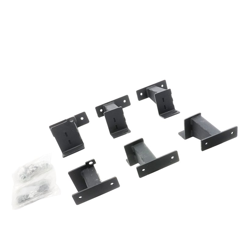 Go Rhino | FSDT4506T - Dominator Xtreme D6 SideSteps With Frame Mounted Bracket Kit - Textured Black - Wrangler (JL) 2.0T / 3...