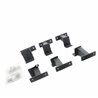 Go Rhino | FSDT4506T - Dominator Xtreme D6 SideSteps With Frame Mounted Bracket Kit - Textured Black - Wrangler (JL) 2.0T / 3...