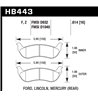 Hawk Performance | HPS Disc Brake Pad - Crown Victoria / Ranger / Town Car 2008-2011
