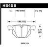 Hawk Performance | Performance Ceramic Disc Brake Pad - BMW 3.0L / 2.0T 2008-2019