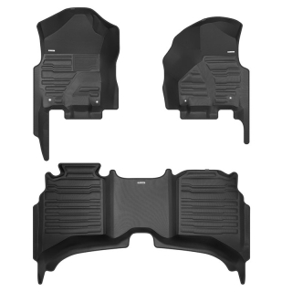 TuxMat | Floor Mats (1st & 2nd Row) - RAM 1500 Classic CREW CAB 2019-2024 TuxMat Floor Mats