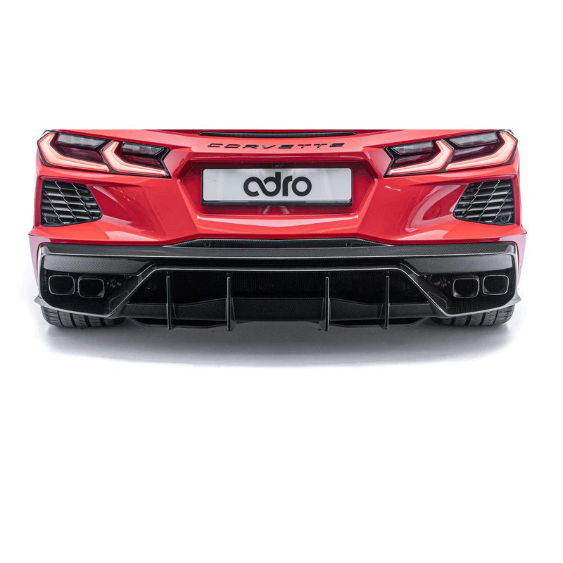 ADRO | Prepreg Carbon Fiber Rear Diffuser - Corvette C8 ADRO Diffusers