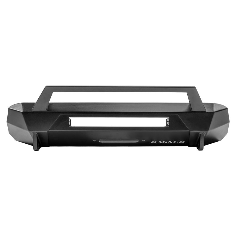 Raptor Series | Magnum - FBM83TYN-RT - Front Stubby Winch Ready Bumpers Black Textured Alloy Steel - 16-23 Toyota Tacoma, Not...