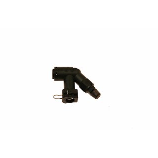 McLeod | Fitting: Elbow Connector w/Bleeder Screw: For Wire Clip Male Plug In Fittings - Mustang 2005-2023