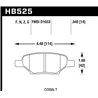 Hawk Performance | HPS Disc Brake Pad - HHR / Malibu 2008-2012