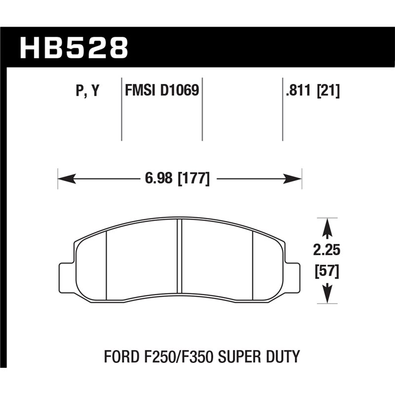 Hawk Performance | SuperDuty Disc Brake Pad - F-250 / F-350 / F-550 2005-2013