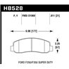 Hawk Performance | SuperDuty Disc Brake Pad - F-250 / F-350 / F-550 2005-2013