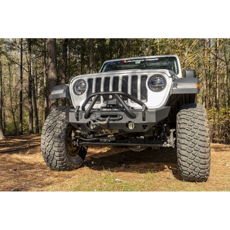 RUGGED RIDGE | Heavy Duty Bumper - Gladiator / Wrangler (JK) / Wrangler (JL) 2007-2022 RUGGED RIDGE Off-Road Bumpers