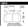 Hawk Performance | HPS Disc Brake Pad - G35 / 350Z 3.5L 2003-2009